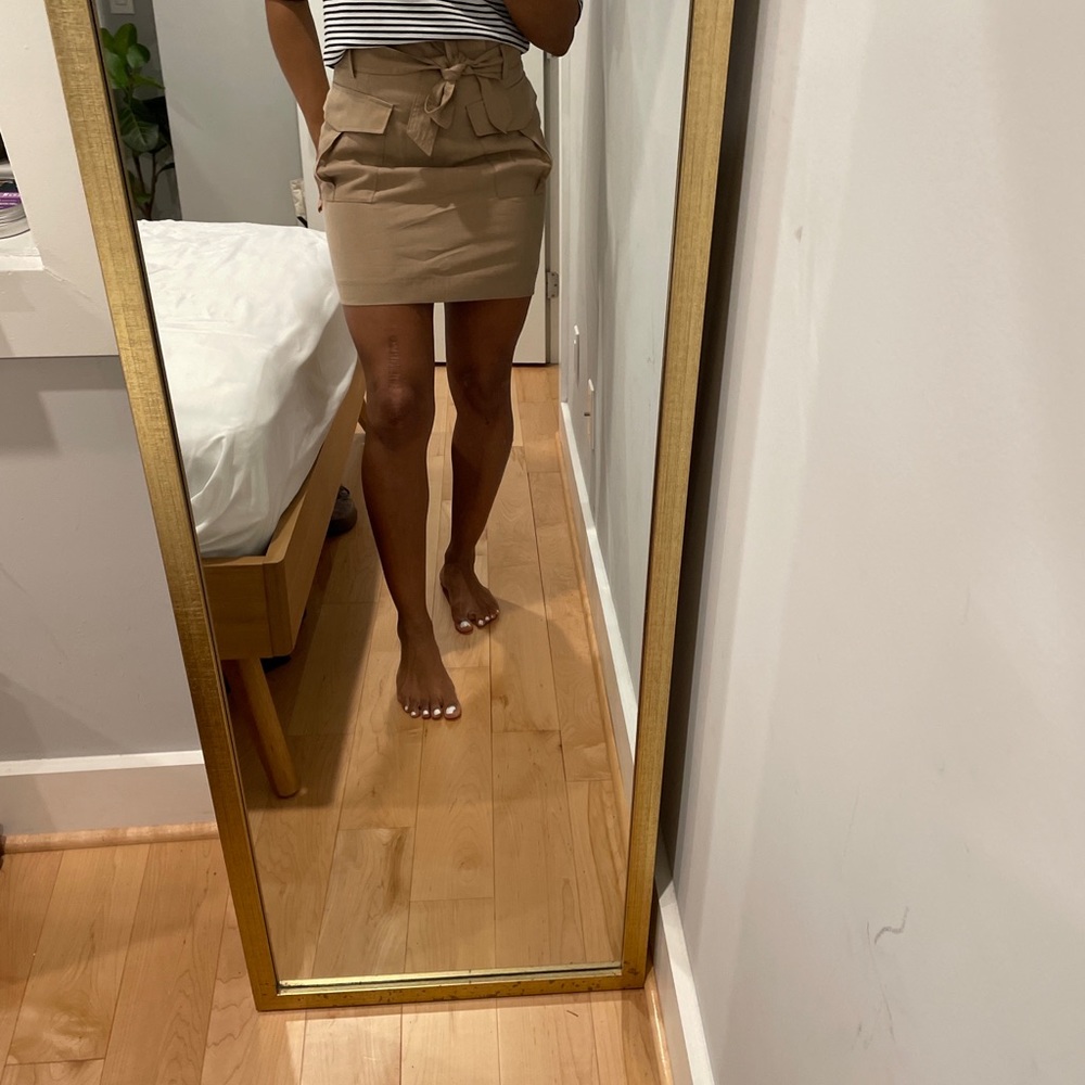 H&M Brown Paper Bag Skirt